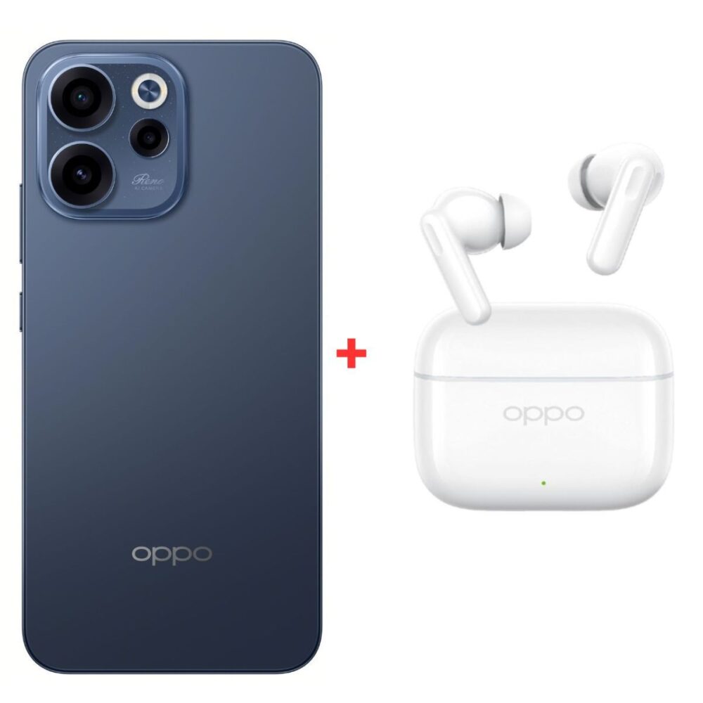 Oppo Reno 15 F Phone 256GB 12GB RAM 5G - Twilight Blue - Bundle